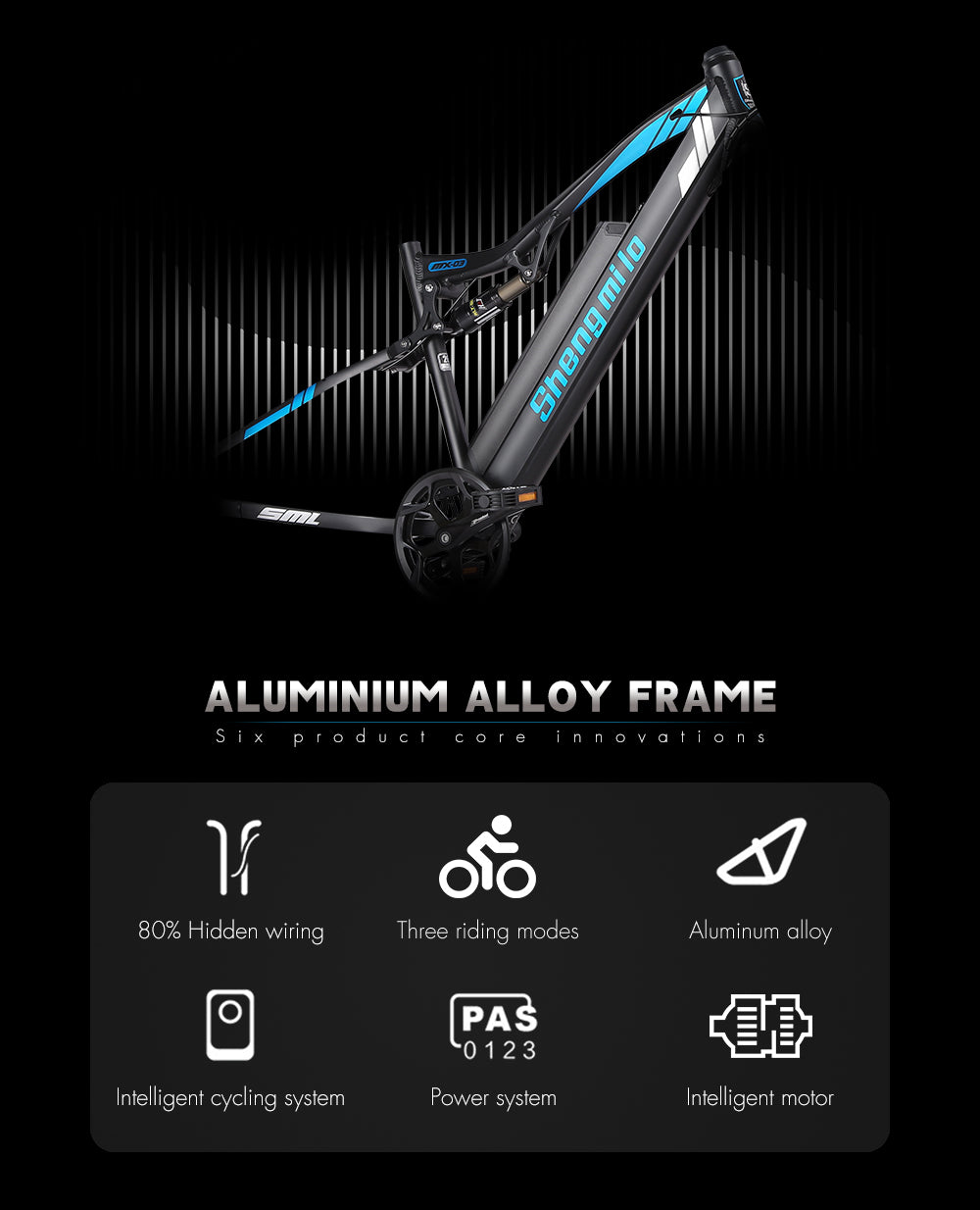 Prasino 1000W Fat tyre mountain bike