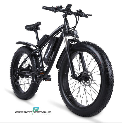 Prasino 48V 1000W Electric Hybrid Fat Tyre snow bike