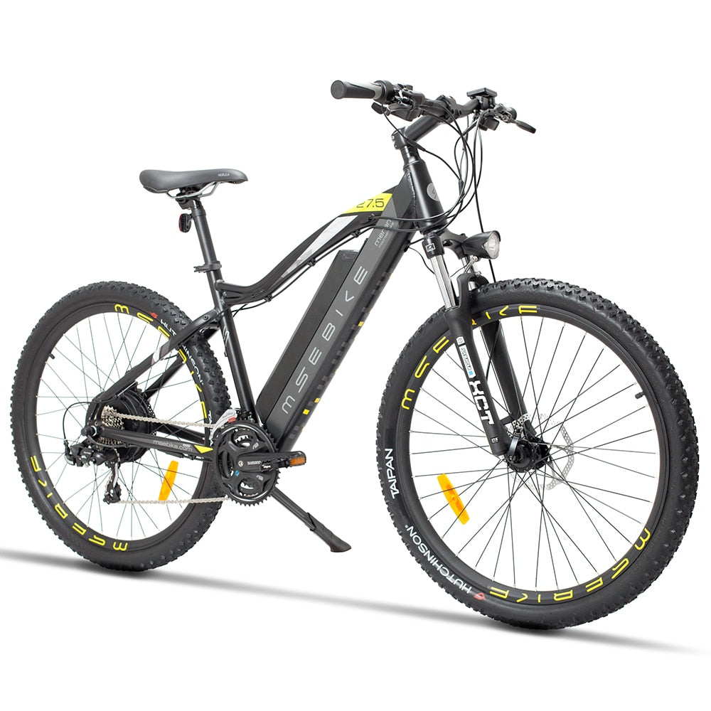 Prasino 27.5 inch stealth lithium battery electric mountain bike