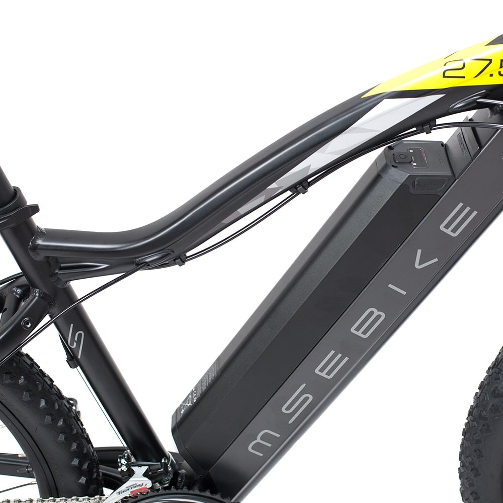 Prasino 27.5 inch stealth lithium battery electric mountain bike