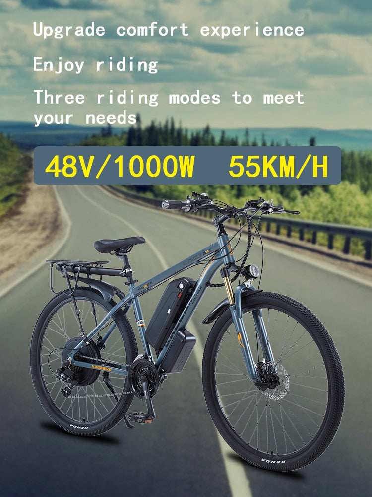 Prasino dual disk electric city bike