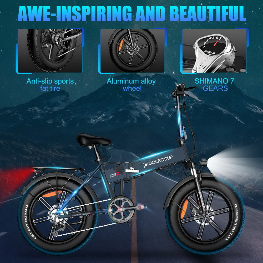 Prasino DS2 Folding Electric Bike | 22kg load