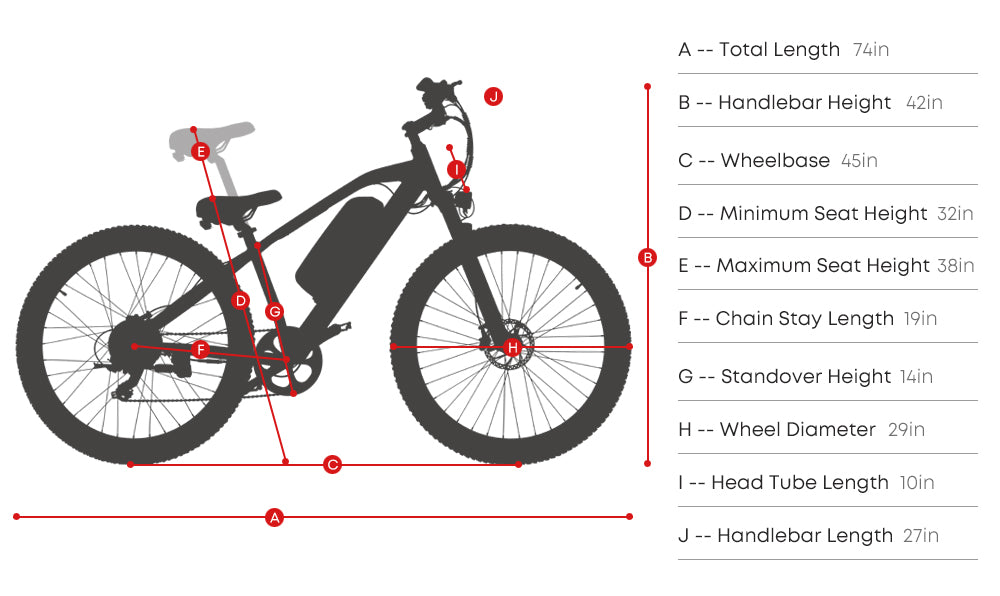 Prasino M90 500W Off Road / City E-Bike